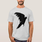 Untamed Flight Raven in Motion T-Shirt (Vorderseite)