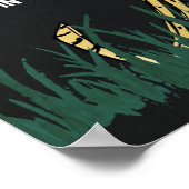 Untamed GD Cheetah 14"x 11" Art Print Poster (Ecke)