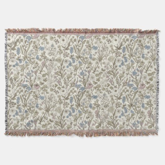 Untamed Petals Decke (Vorderseite)