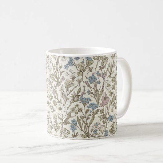 Untamed Petals Kaffeetasse (VorderseiteRechts)