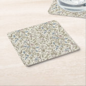 Untamed Petals Rechteckiger Pappuntersetzer (angewinkelt)