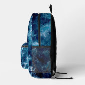 Untamed Sea Churn Bedruckter Rucksack (Rechts)
