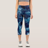 Untamed Sea Churn Capri Leggings (Vorderseite)