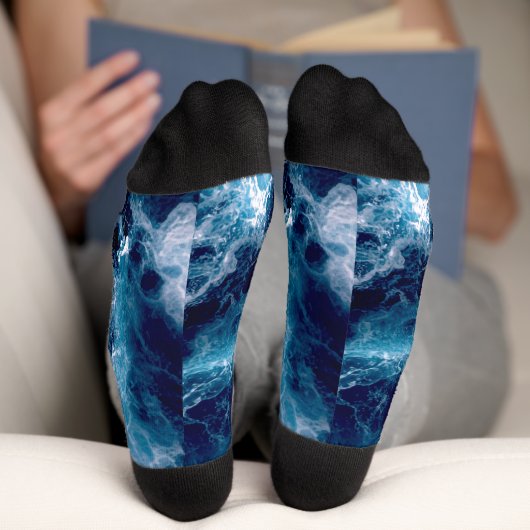 Untamed Sea Churn Socken (Unterseite)