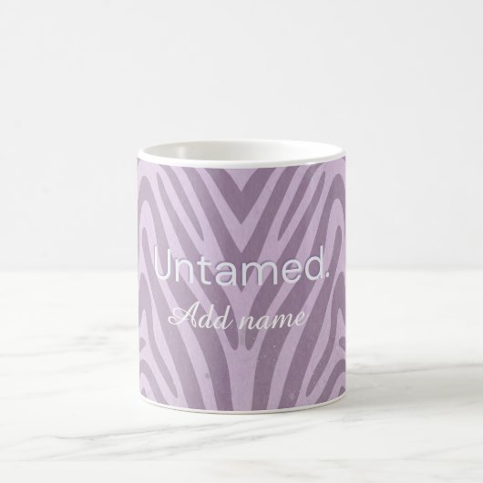 Untamed Zebra Print Coffee Mug Kaffeetasse (Mittel)
