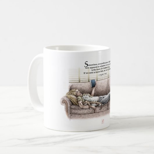 Untätiger Moment Kaffeetasse (Vorderseite Links)