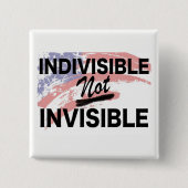 Unteilbarer NICHT unsichtbarer quadratischer Knopf Button (Vorderseite)