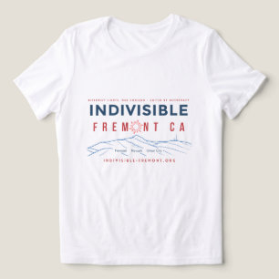 Unteilbares Fremont CA Patriotisches Unisex T-Shir Tri-Blend Shirt