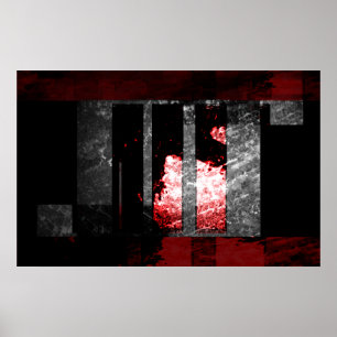 Unten Abweichungs-Reihenfolge Poster