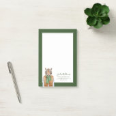 Unten addieren Weste-Tiger | Ihren Namen Post-it Klebezettel (Büro)