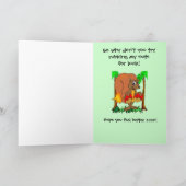 Unten auf Ihrem Glück… Karte (Innenseite)