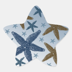 Unten durch die SeeStarfish Stern-Aufkleber