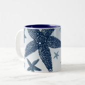Unten durch die SeeStarfish Zweifarbige Tasse (Vorderseite Links)