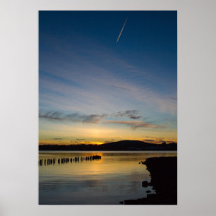 Unten liegend poster