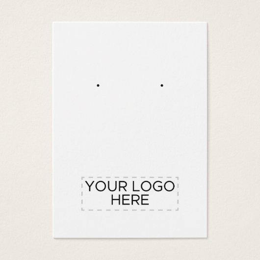 Unten Logo Weißes, benutzerdefiniertes Ohrensichtg (Vorderseite)