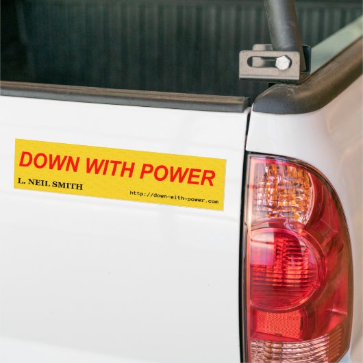 UNTEN MIT POWER AUTOAUFKLEBER (Auf Lkw)
