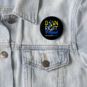 Unten Perfect Down Syndrome Awareness Button (Beispiel)