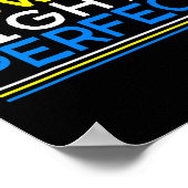 Unten - Perfect Down Syndrome Awareness Support Poster (Ecke)