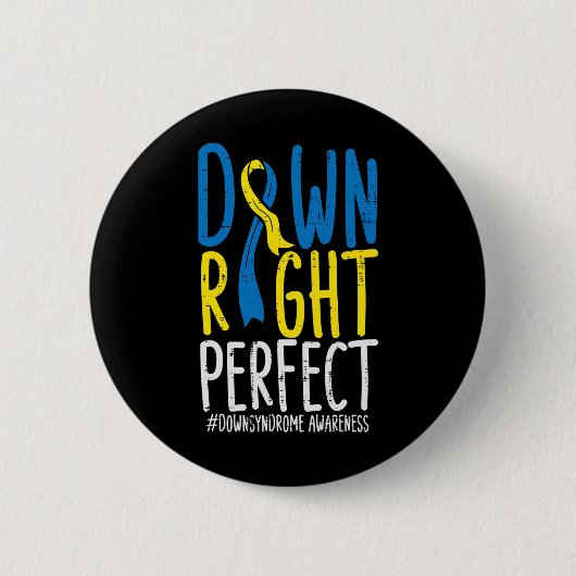 Unten rechts Perfect Down Syndrom Button (Vorderseite)