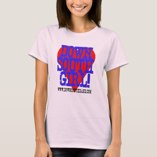 Unten Südmädchen T-Shirt (Vorderseite)