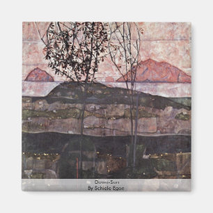 Unten-Sun durch Schiele Egon Magnet