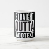 Unten Text hinzufügen Kaffeetasse (Mittel)