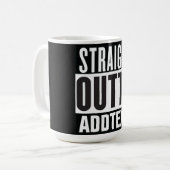 Unten Text hinzufügen Kaffeetasse (Vorderseite Links)