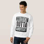 Unten Text hinzufügen Sweatshirt (Vorne ganz)