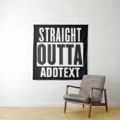 Unten Text hinzufügen Wandteppich (Beispiel)