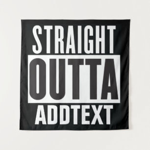 Unten Text hinzufügen Wandteppich