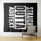 Unten Text hinzufügen Wandteppich (Beispiel (Horizontal))