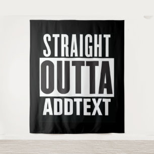 Unten Text hinzufügen Wandteppich