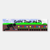 Unten und schmutzig autoaufkleber (Vorne)