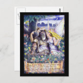 Unten und Titania Postkarte (Vorne/Hinten)