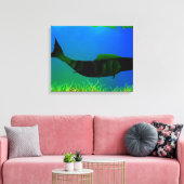 Unten unter Digital-Malerei auf Leinwand (Insitu (Wohnzimmer))