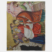 UNTEN VOM CROSS FLEECEDECKE (Vorderseite)