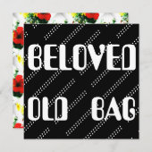 UNTEN WORTWORTE DER ALTEN BAG WORTE TEXT FUNNY (Vorne/Hinten)