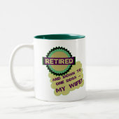 Unten zu einem Chef Zweifarbige Tasse (Links)