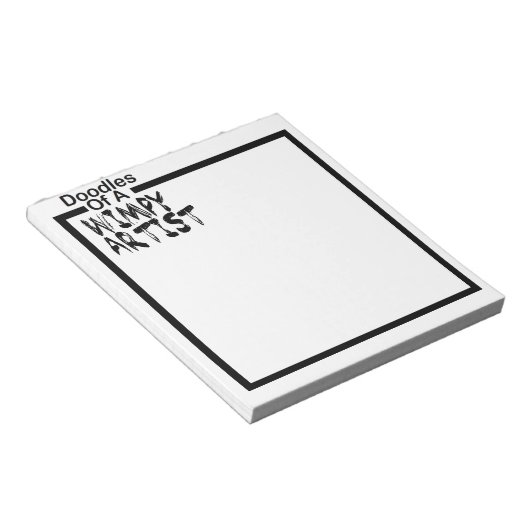 Unter 10 $ | Doodles a Wimpy Artist Notizblock (angewinkelt)