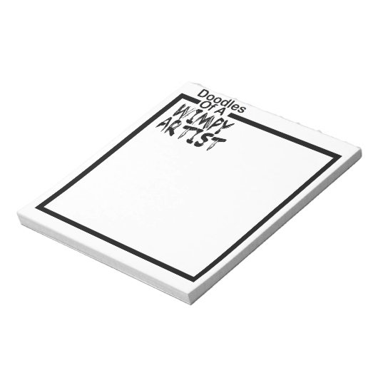 Unter 10 $ | Doodles a Wimpy Artist Notizblock (Rotiert)