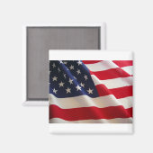 unter amerikanischer Flagge Magnet (Vorderseite/Rückseite)