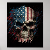 unter amerikanischer Flagge Poster (Vorne)