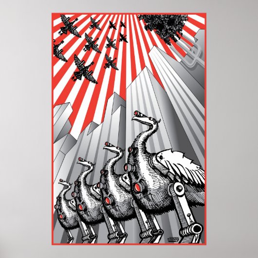 Unter Aufsicht großer Printmedien Poster (Vorne)