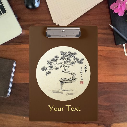 Unter Aufsicht Klemmbrett