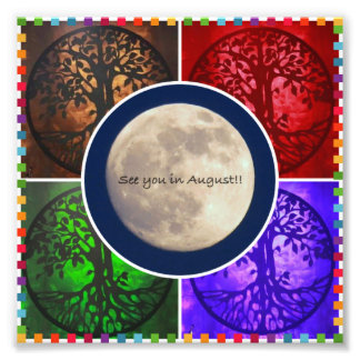 Unter August Himmel... Fotodruck