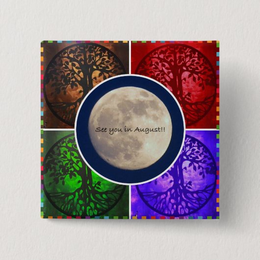 Unter August-Himmeln… Button (Vorderseite)