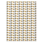 Unter "Banner Rectangle of Construction Worker" Tischdecke (Vorderseite)