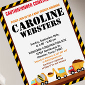 UNTER BAU Baby Shower Party Einladung