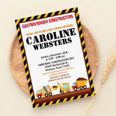 UNTER BAU Baby Shower Party Einladung