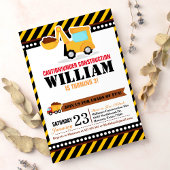 UNTER BAU Geburtstagspartei Einladung